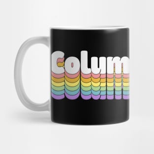 Columbus, OH // Retro Typography Design Mug